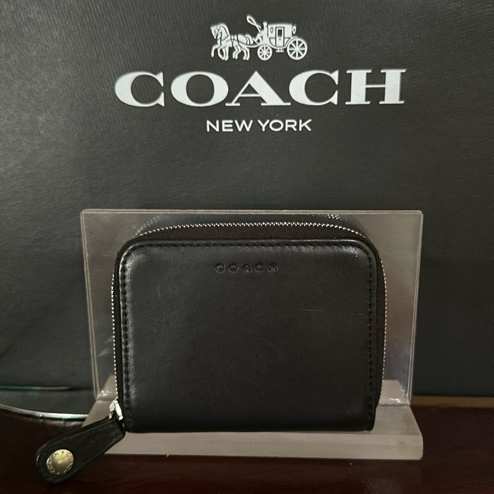 Vintage Coach coin holder wallet